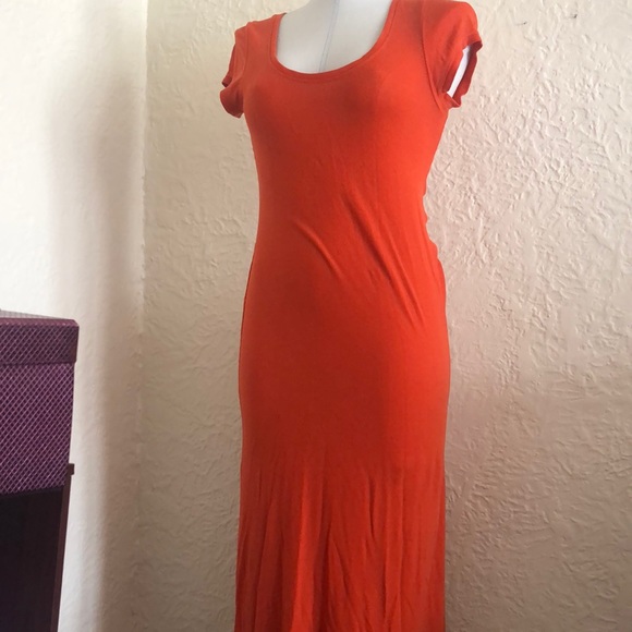 BCBGMaxAzria Dresses Bcbg Max Azria Lexie Ribbed Saffron Rich
